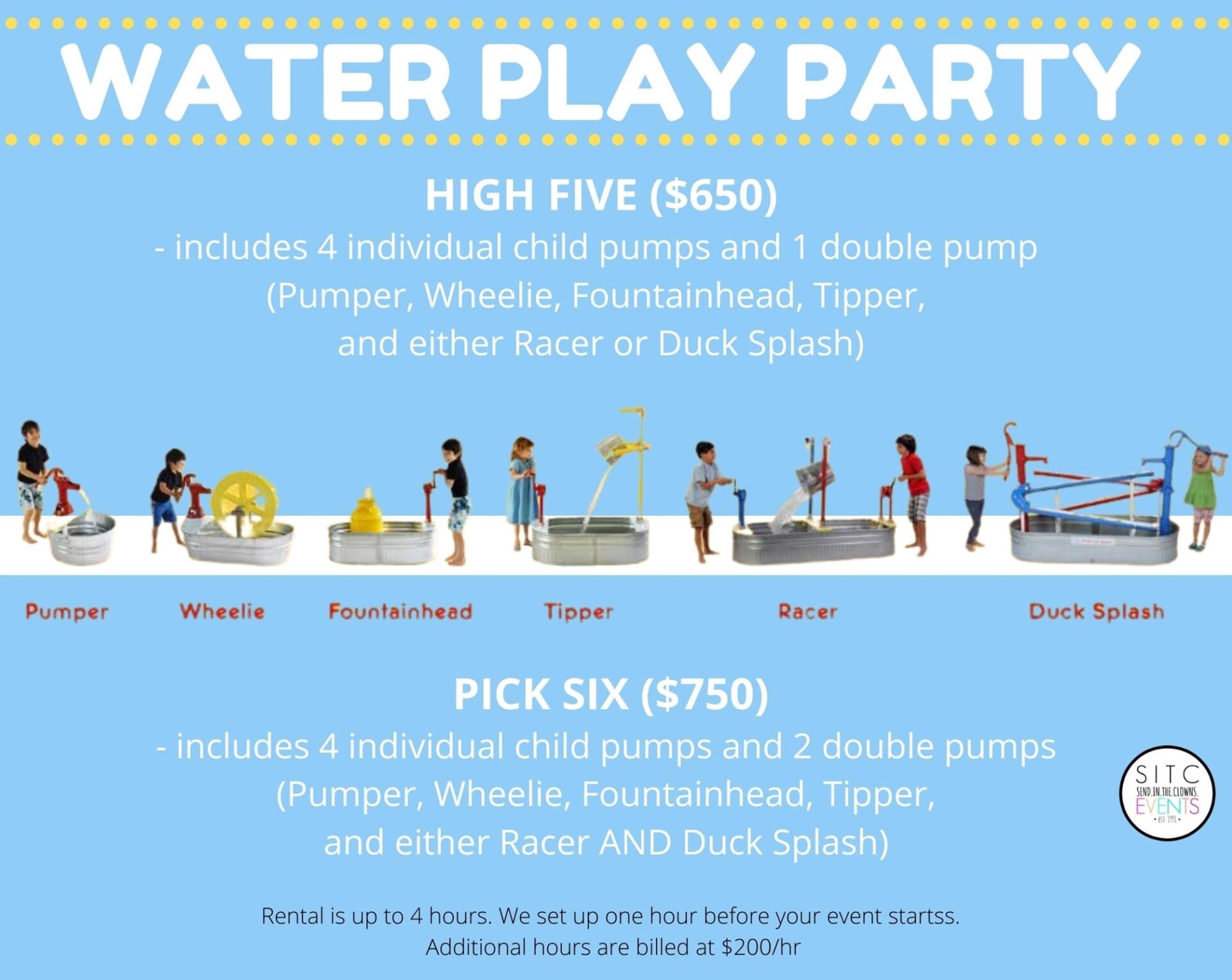 Water Play Party